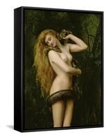 Lilith, 1887 (Detail)-John Collier-Framed Stretched Canvas