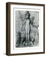 Lilith, Goddess of Death-Science Source-Framed Giclee Print