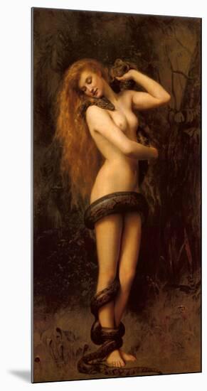 Lilith-John Collier-Mounted Art Print