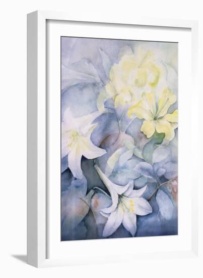 Lilium, Hearts Desire and Imperiale-Karen Armitage-Framed Giclee Print