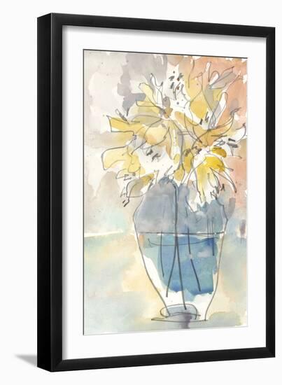 Lilium in Vase I-Samuel Dixon-Framed Art Print