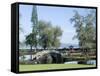 Liliuokalani Gardens, Hilo, Island of Hawaii (Big Island), Hawaii, USA-Ethel Davies-Framed Stretched Canvas