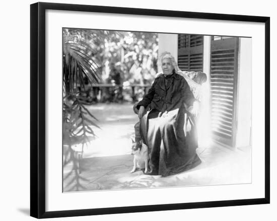 Liliuokalani, Queen of Hawaii, c.1917-null-Framed Photographic Print