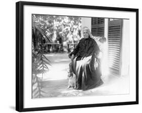 Liliuokalani, Queen of Hawaii, c.1917-null-Framed Photographic Print