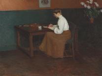 In the Studio (Oil on Canvas)-Lilla Cabot Perry-Giclee Print