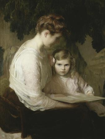 Mother and Child Reading, 1900