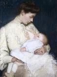 Mother and Child Reading-Lilla Cabot Perry-Framed Giclee Print