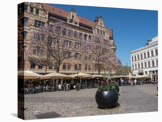 Lilla Torg, Historical Market Square, Malmo, Sweden, Scandinavia, Europe-Jean Brooks-Stretched Canvas