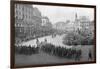 Lille Being Liberated by the British 5th Army, France, 17 October 1918-null-Framed Giclee Print