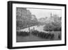 Lille Being Liberated by the British 5th Army, France, 17 October 1918-null-Framed Giclee Print