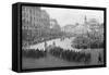 Lille Being Liberated by the British 5th Army, France, 17 October 1918-null-Framed Stretched Canvas