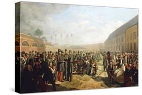 Lille Gunners in 1849, Second Republic, France-Arthur A. Dixon-Stretched Canvas