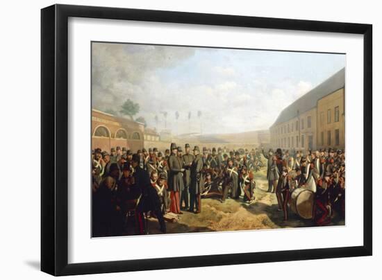 Lille Gunners in 1849, Second Republic, France-Arthur A. Dixon-Framed Giclee Print