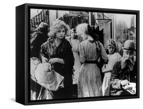 Lillian Gish: The Musketeers of Pig Alley, 1912-null-Framed Stretched Canvas