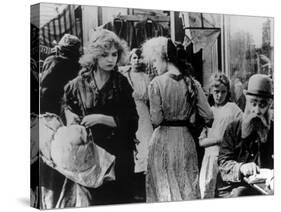 Lillian Gish: The Musketeers of Pig Alley, 1912-null-Stretched Canvas