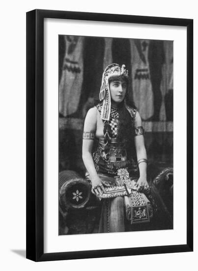 Lillie Langtry as Cleopatra, C1890-null-Framed Premium Giclee Print