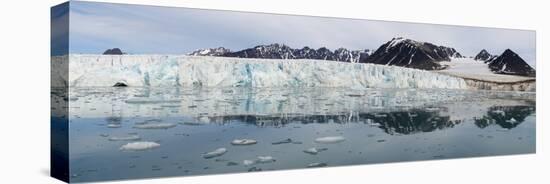 Lilliehook Glacier in Lilliehook Fjord, a Branch of Cross Fjord, Spitsbergen Island-G&M Therin-Weise-Stretched Canvas