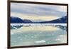 Lilliehook Glacier in Lilliehook Fjord, a Branch of Cross Fjord, Spitsbergen Island-G&M Therin-Weise-Framed Photographic Print