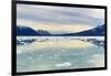 Lilliehook Glacier in Lilliehook Fjord, a Branch of Cross Fjord, Spitsbergen Island-G&M Therin-Weise-Framed Photographic Print