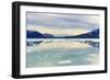 Lilliehook Glacier in Lilliehook Fjord, a Branch of Cross Fjord, Spitsbergen Island-G&M Therin-Weise-Framed Photographic Print