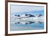 Lilliehook Glacier in Lilliehook Fjord, a Branch of Cross Fjord, Spitsbergen Island-G&M Therin-Weise-Framed Photographic Print