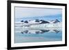 Lilliehook Glacier in Lilliehook Fjord, a Branch of Cross Fjord, Spitsbergen Island-G&M Therin-Weise-Framed Photographic Print