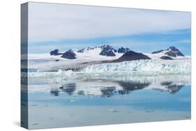Lilliehook Glacier in Lilliehook Fjord, a Branch of Cross Fjord, Spitsbergen Island-G&M Therin-Weise-Stretched Canvas