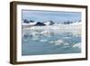 Lilliehook Glacier in Lilliehook Fjord, a Branch of Cross Fjord, Spitsbergen Island-G&M Therin-Weise-Framed Photographic Print