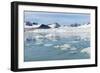 Lilliehook Glacier in Lilliehook Fjord, a Branch of Cross Fjord, Spitsbergen Island-G&M Therin-Weise-Framed Photographic Print