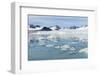 Lilliehook Glacier in Lilliehook Fjord, a Branch of Cross Fjord, Spitsbergen Island-G&M Therin-Weise-Framed Photographic Print