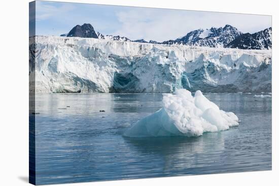 Lilliehook Glacier, Spitzbergen, Svalbard Islands, Norway, Scandinavia, Europe-Sergio Pitamitz-Stretched Canvas