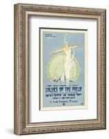 Lillies Of The Field - 1924-null-Framed Giclee Print