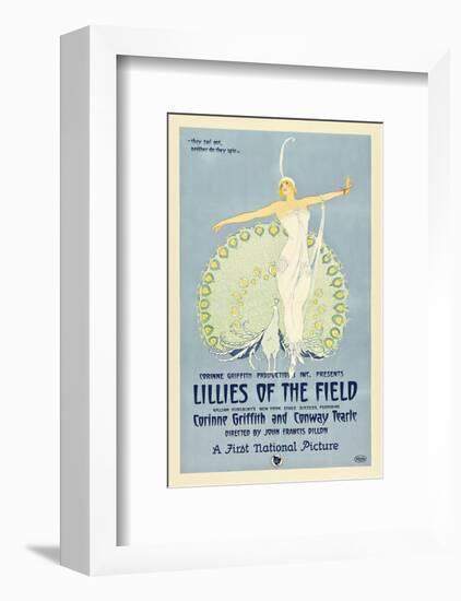 Lillies Of The Field - 1924-null-Framed Giclee Print