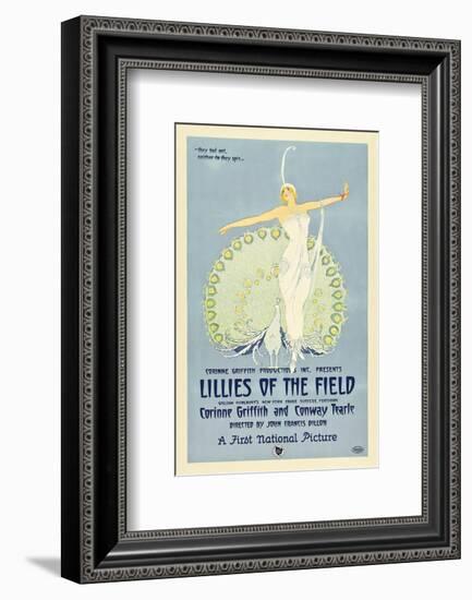 Lillies Of The Field - 1924-null-Framed Giclee Print