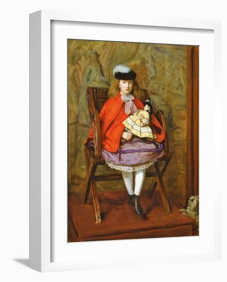 Lilly Noble, 1863-64-John Everett Millais-Framed Giclee Print