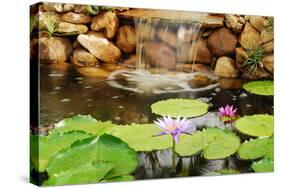 Lilly Pond-Jan Michael Ringlever-Stretched Canvas