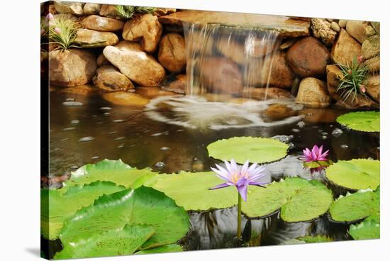 Lilly Pond-Jan Michael Ringlever-Stretched Canvas