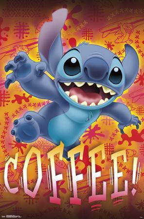 'Lilo & Stitch - Coffee' Print | AllPosters.com