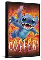 Lilo & Stitch - Coffee-null-Framed Standard Poster