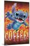 Lilo & Stitch - Coffee-null-Mounted Standard Poster