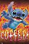 LILO & STITCH - COFFEE-null-Lamina Framed Poster