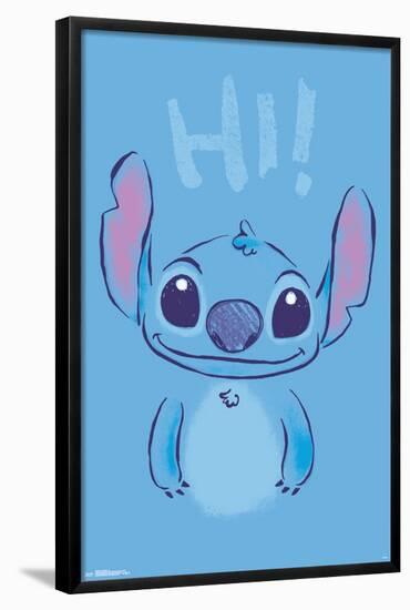 Lilo & Stitch- Hi-null-Framed Poster