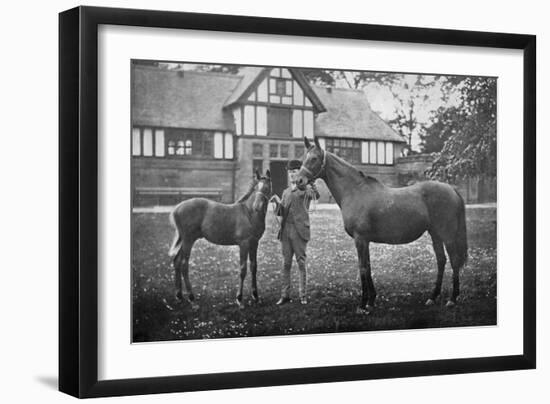 Lily Agnes, with Orelio by Bend Or, Winner of £4955, 1894-null-Framed Giclee Print