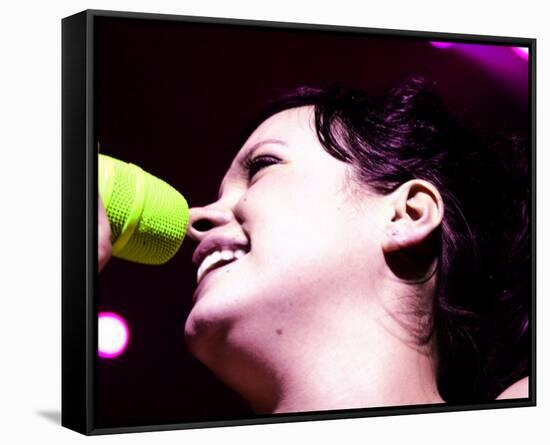 Lily Allen-null-Framed Stretched Canvas