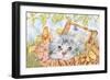 Lily Basket-Karen Middleton-Framed Giclee Print