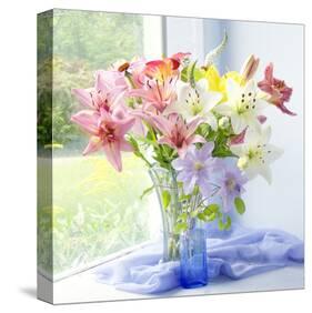 Lily Bouquet-Judy Stalus-Stretched Canvas