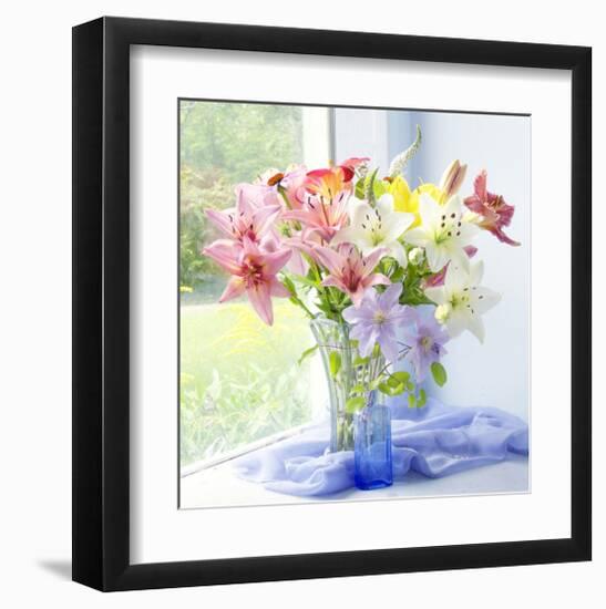 Lily Bouquet-Judy Stalus-Framed Art Print