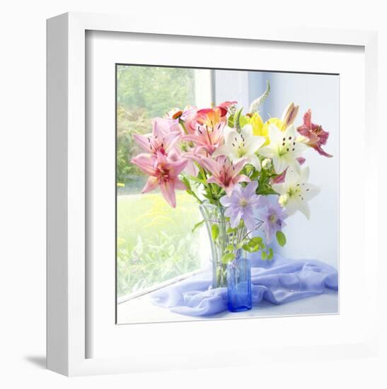 Lily Bouquet-Judy Stalus-Framed Art Print