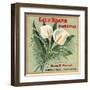 Lily Brand - Porterville, California - Citrus Crate Label-Lantern Press-Framed Art Print