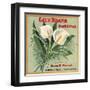 Lily Brand - Porterville, California - Citrus Crate Label-Lantern Press-Framed Art Print